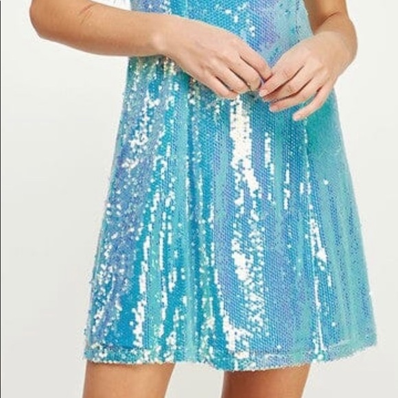 Blue Sequin Mini Dress💙🦋💎 - Picture 5 of 6